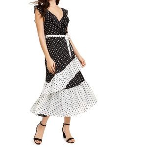 - Q& A polka dot dress NWT